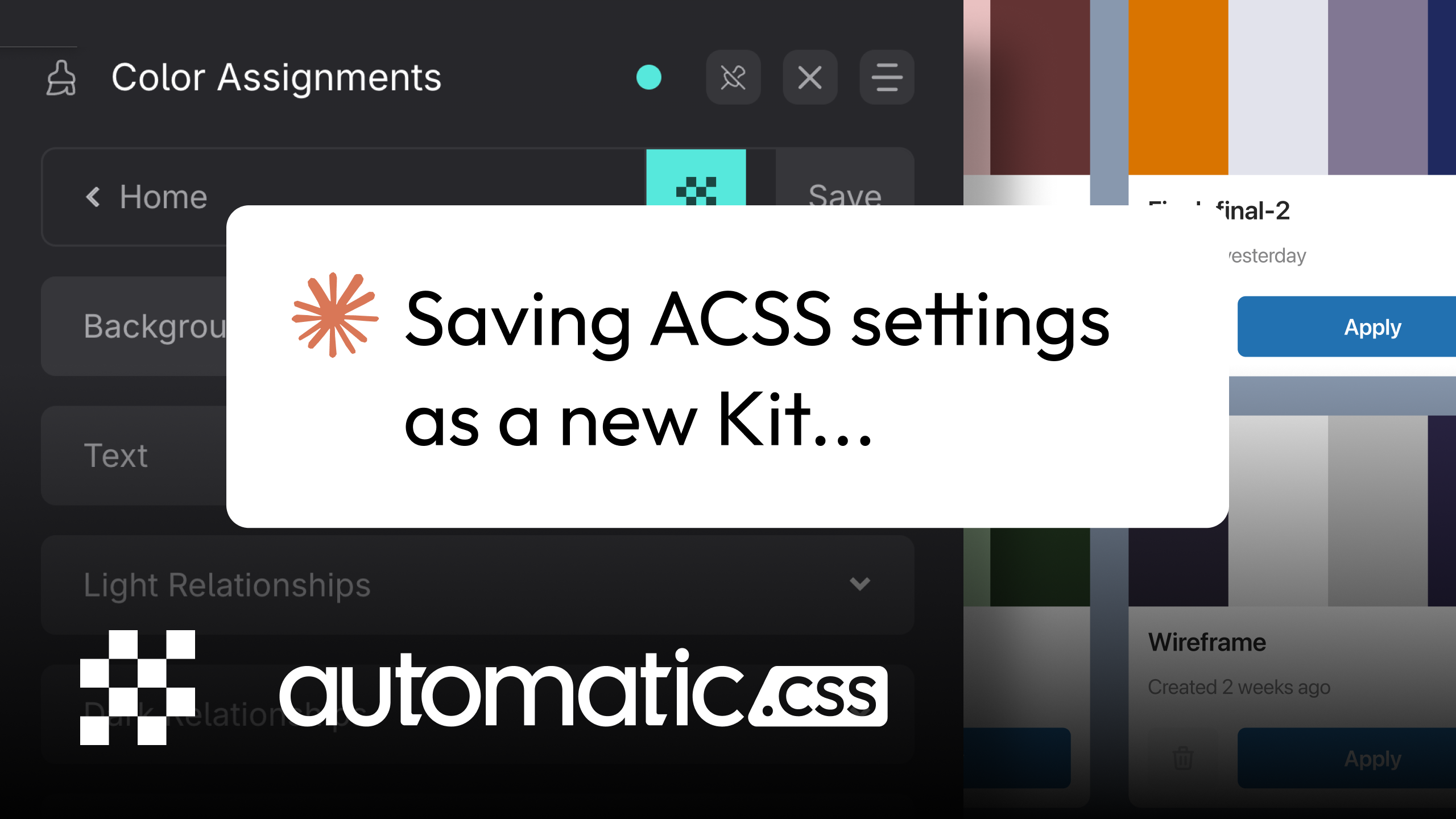 SchemaWP layout generation with Automatic.CSS patterns