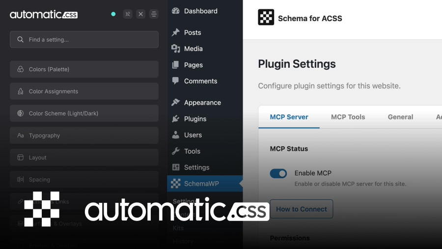 Schema plugin connecting Automatic.CSS to AI agents